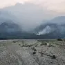 Il fumo degli incendi visto dalle frazioni di Tolmezzo