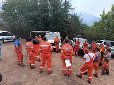 Le squadre pronte a intervenire per monitorare e contenere gli incendi in Carnia