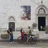 I preparativi per il Palio di San Donato e le transenne che indicano la chiusura del centro