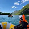 Uno degli innovativi progetti avviati all’Isis Solari di Tolmezzo che ha portato gli studenti sul fiume