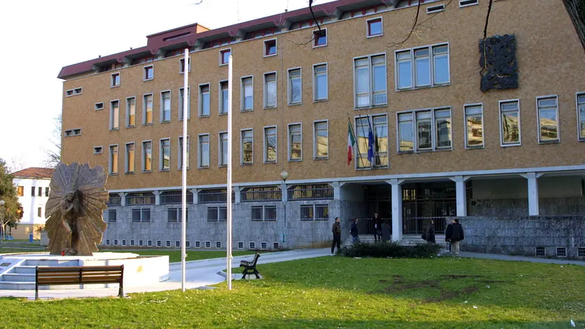 L’ingresso del tribunale di Pordenone