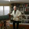 Gino Argentin nella casa che custodisce il suo prezioso archivio a Cordenons.