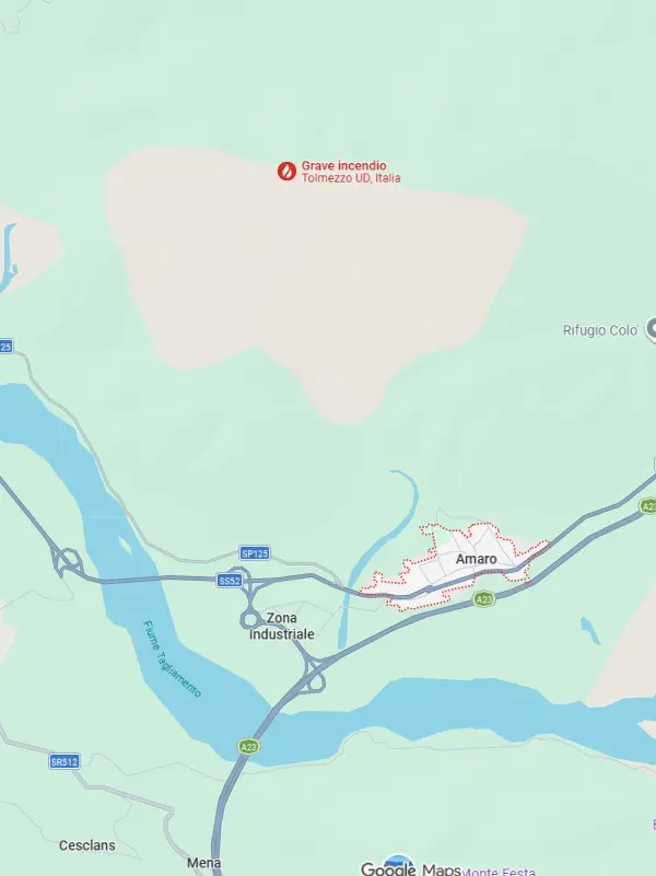 L'allarme apparso su Google Maps che ha spaventato molti turisti intenzionati ad andare in Carnia