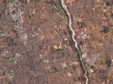 Le campagne vicino Udine nelle immagini del 2026. Foto PlanetScope