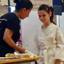 La piccola Noemi Schiavo durante un'esibizione di karate: era la sua passione