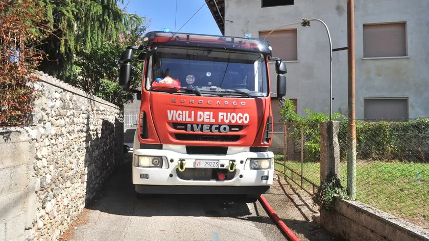 Il luogo dell'incendio