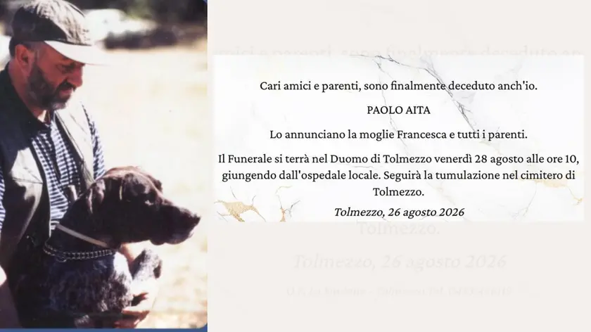 Lascia scritto nel necrologio le istruzioni per ritrovarsi al bar dopo il funerale: «Finalmente sono morto anche io»