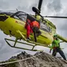 Il soccorso alpino in una foto d'archivio