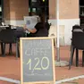 Il bar La Piazza di Torre, riaperto nell’aprile 2025 (foto Ambrosio/Petrussi)