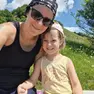 Jessica Foladore con la piccola Desiree