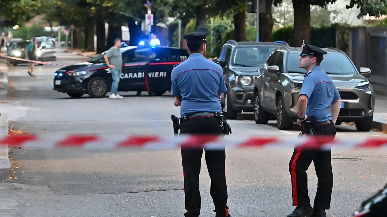 L'area attorno al civico 30 di via delle Scuole a San Giovanni al Natisone è transennata (Foto Petrussi)