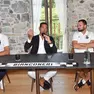 Il presidente Pedone e coach Vertemati: il binomio è arrivato alla quarta stagione(fotoPetrussi)