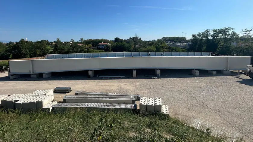 A4, nella notte chiuso il tratto San Donà-Portogruaro per il varo del cavalcavia di Cessalto