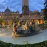 Il presepe ambientato nella laguna gradese esposto in piazza San Pietro a Roma