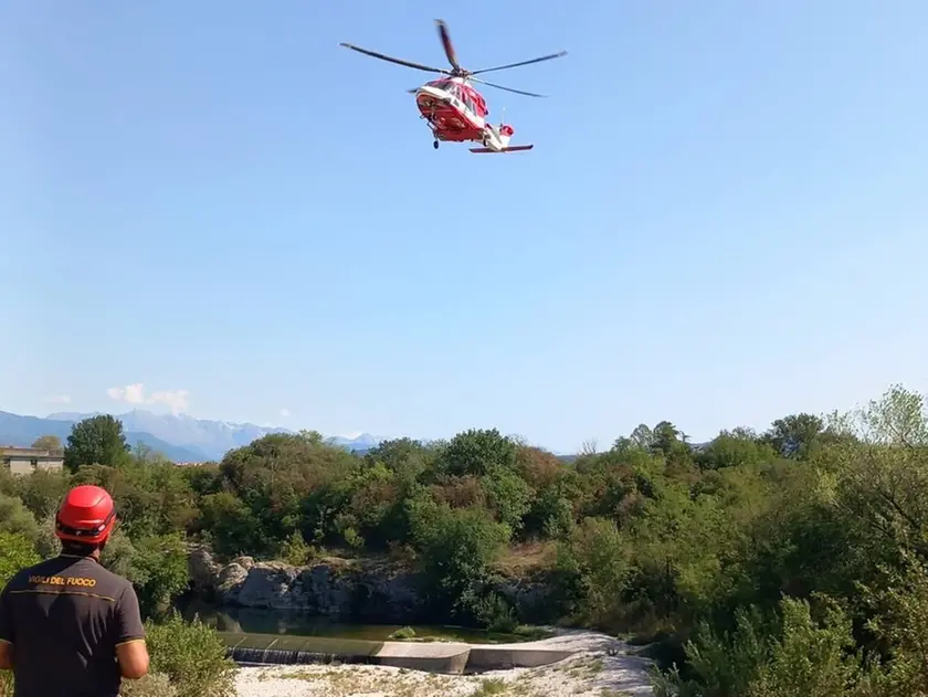 In questi giorni l'elicottero Drago ha sorvolato l'area del Natisone