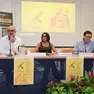 Da sinistra Cagnan, de Francisco e d’Agostino alla presentazione della collana True Crime a Nordest (foto Petrussi)