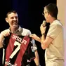 Il presidente Querinuzzi e la maglia del Bologna