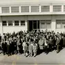 Un gruppo di dipendenti del pastificio Tomadini