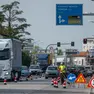 Il traffico sulla Pontebbana (Foto Petrussi / Marco Brisotto)