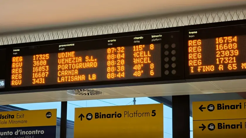 I ritardi alla stazione di Trieste (Lasorte)