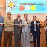 Il taglio del nastro in sala Ajace ha segnato l’avvio ufficiale di Friuli Doc che continuerà fino a domenica / Foto Petrussi