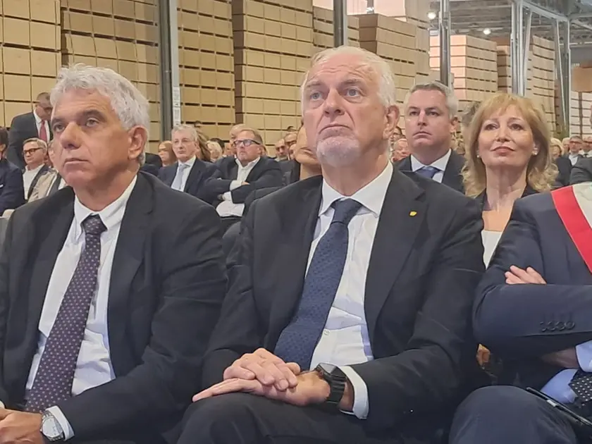 L'evento di Confindustria Udine per i 50 anni del terremoto: il prefetto Lione, il presidente Pozzo, il sindaco di Gemona Revelant