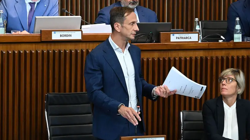 Il presidente Fedriga in Aula