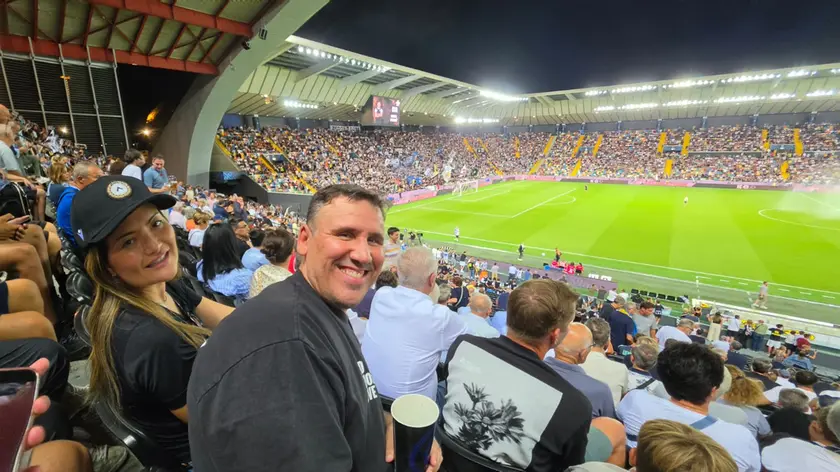 Arthur Junior al Friuli-Bluenergy Stadium con la Lazio: il primo figlio di Zico è nato il 15 ottobre del 1977