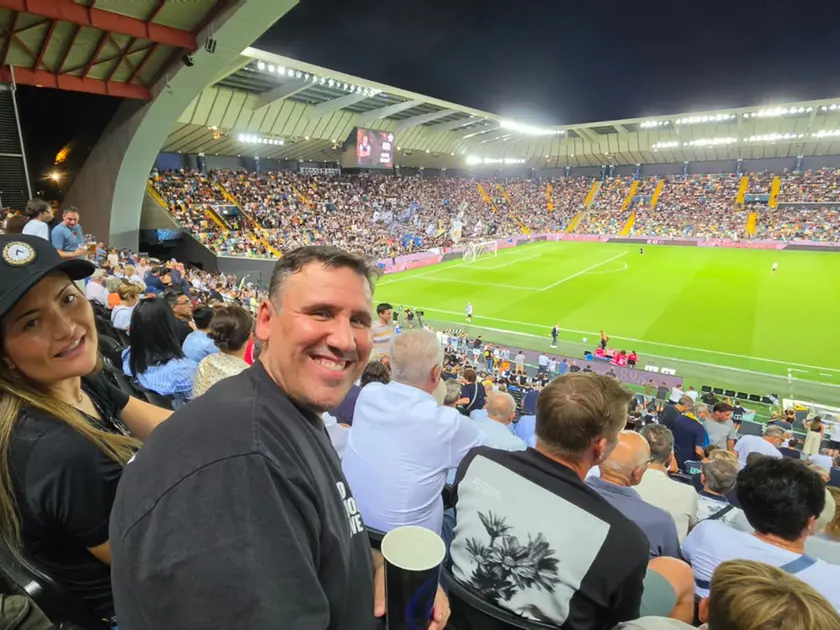 Arthur Junior al Friuli-Bluenergy Stadium con la Lazio: il primo figlio di Zico è nato il 15 ottobre del 1977