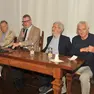 Il tavolo dei relatori (da sinistra, Paolo Medeossi, Ido Cibischino, Paolo Mosanghini, Gianpaolo Carbonetto e Roberto Collini)