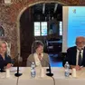 Da sinistra Raffaella Sartori, Patrizia Corona e Andrea Pasqualin