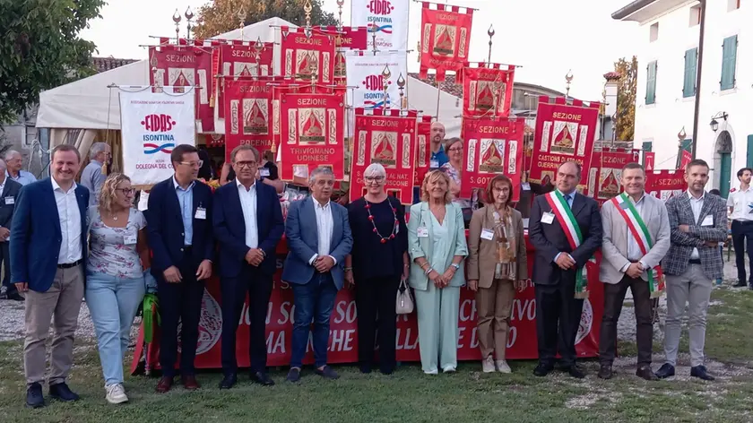 Un'immagine della festa dell’Afds organizzata a San Giovanni al Natisone per i 60 anni di storia