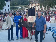 Borgo Paludo con l’asinella Luna vince il Palio