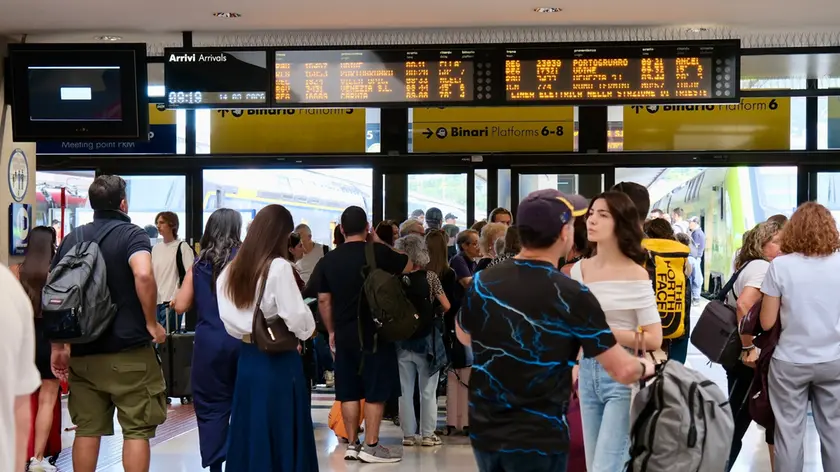 Il caos alla stazione di Trieste
