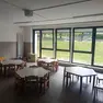 Le aule riservate alla scuola dell’infanzia D’Artegna allestite al piano terra della primaria Pascoli
