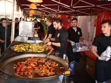Uno degli stand di Gusti di frontiera che ha partecipato a un'edizione precedente. Archivio Ilaria Tassini