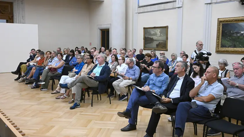 Oltre a De Toni, all’incontro hanno partecipato Marchiol, Venanzi e l’architetto Waltritsch / Foto Petrussi