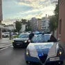 La polizia intervenuta in via De Paoli