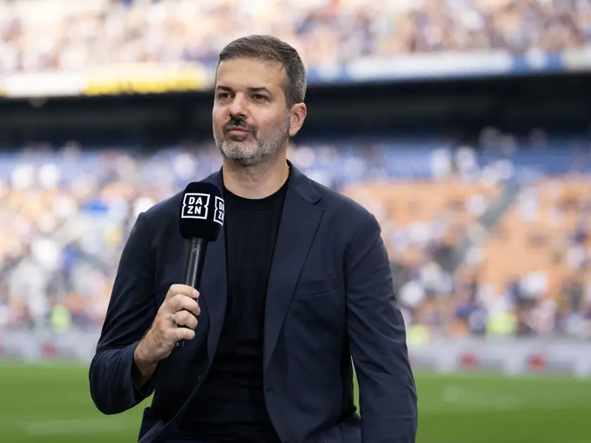 Il tecnico Andrea Stramaccioni opinionista di Dazn