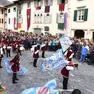 Un momento della festa della zucca di Venzone.