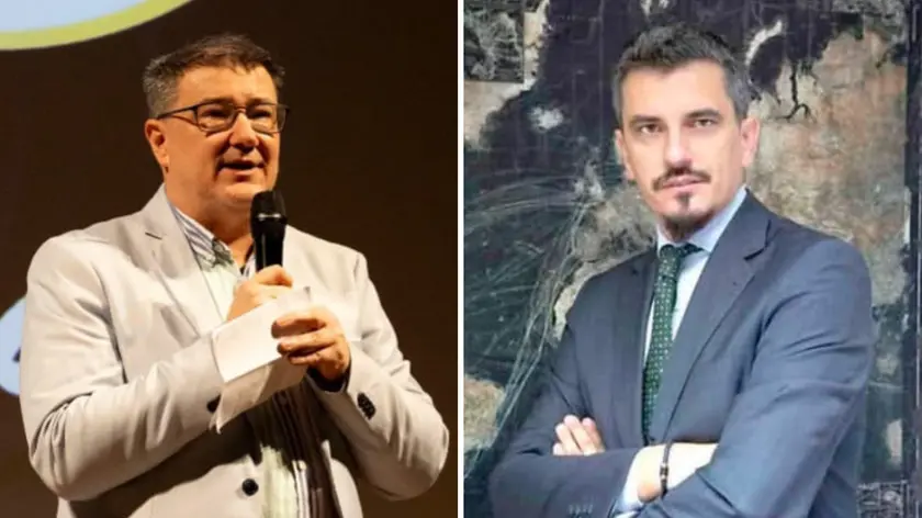 I due candidati Andrea Zampar e Federico Gambini