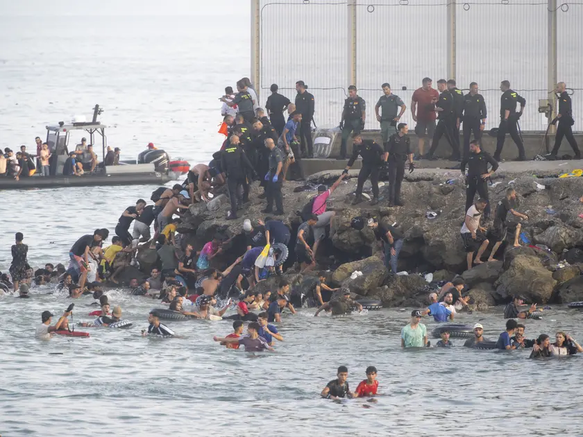 Migranti a Ceuta