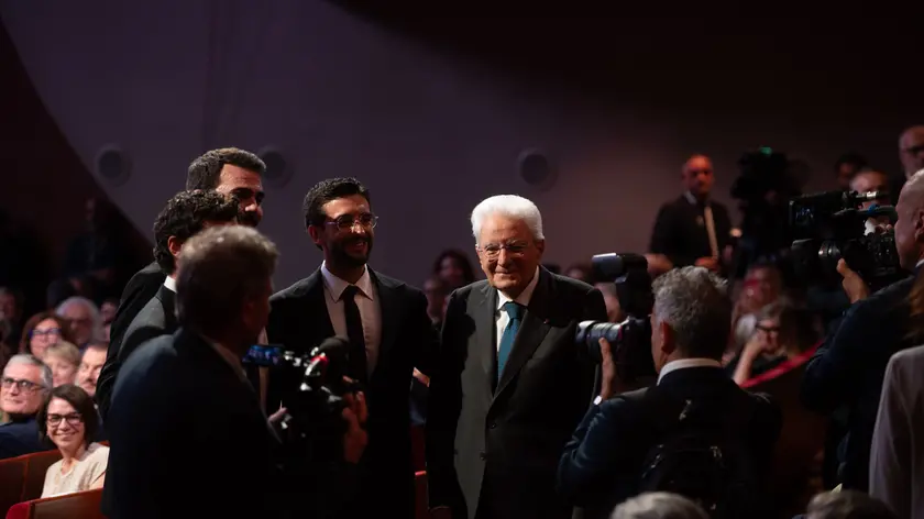 Mattarella al teatro Verdi. Foto Brisotto