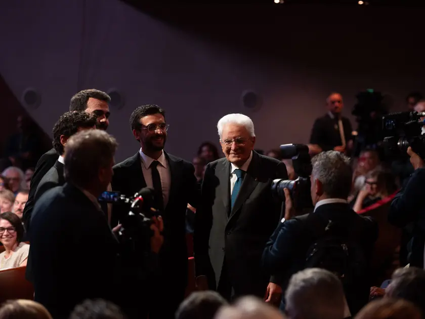 Mattarella al teatro Verdi. Foto Brisotto
