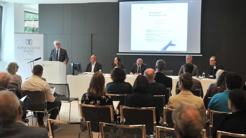 La presentazione del bando in Fondazione Friuli (foto Petrussi)