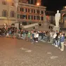 La manifestazione statica organizzata in piazza Liberta da Eddie Speranza / Foto Petrussi