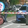 Nella foto, il luogo del delitto, in via Castions di Strada; nei tondi, in alto, Mohamed Koufi e in basso Abdellatif Bensefiyan