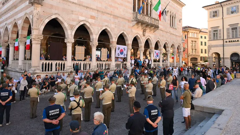 Il raduno degli alpini a Udine
