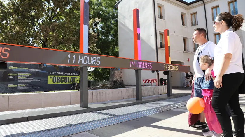 Partito il conto alla rovescia della Matita del tempo in piazzetta Calderari verso Capitale 2027