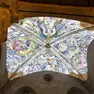 La proiezione dell’affresco (foto Petrussi)